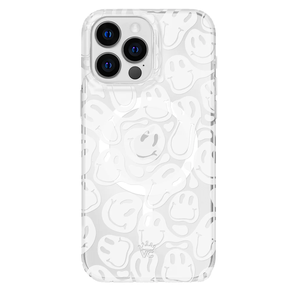 Clear Frosted Smiley iPhone Case - Image 61