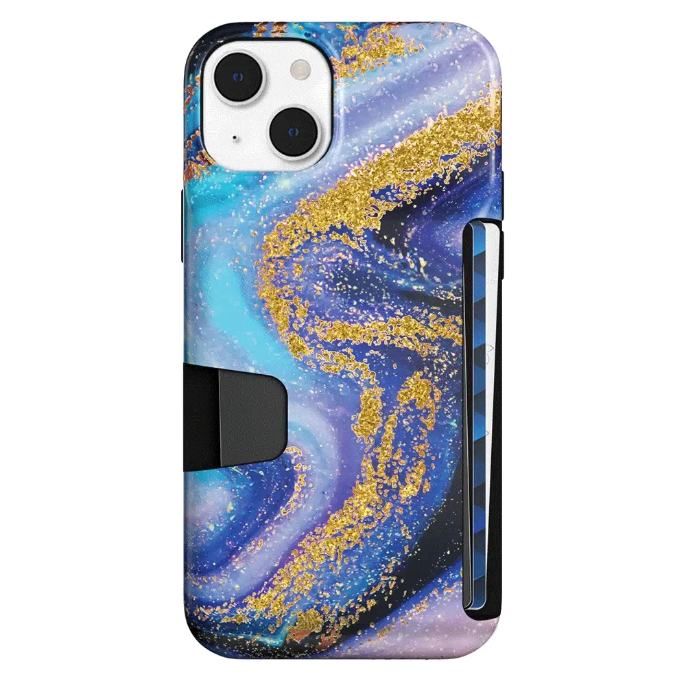 Galaxy Glitter iPhone Wallet Case - Image 105