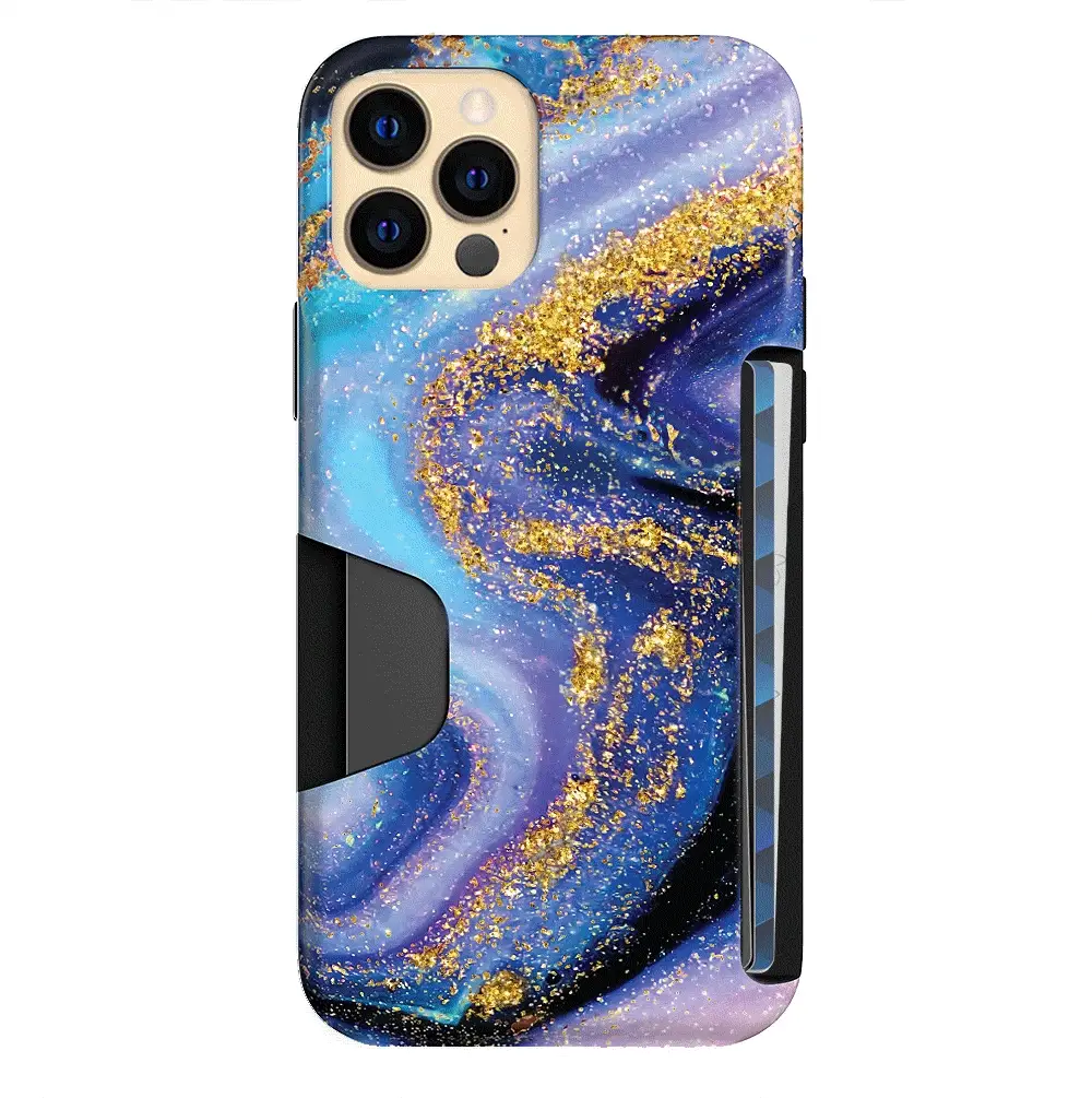 Galaxy Glitter iPhone Wallet Case - Image 41
