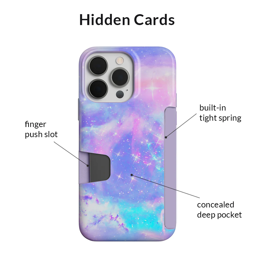 Pastel Galaxy iPhone Wallet Case - Image 124