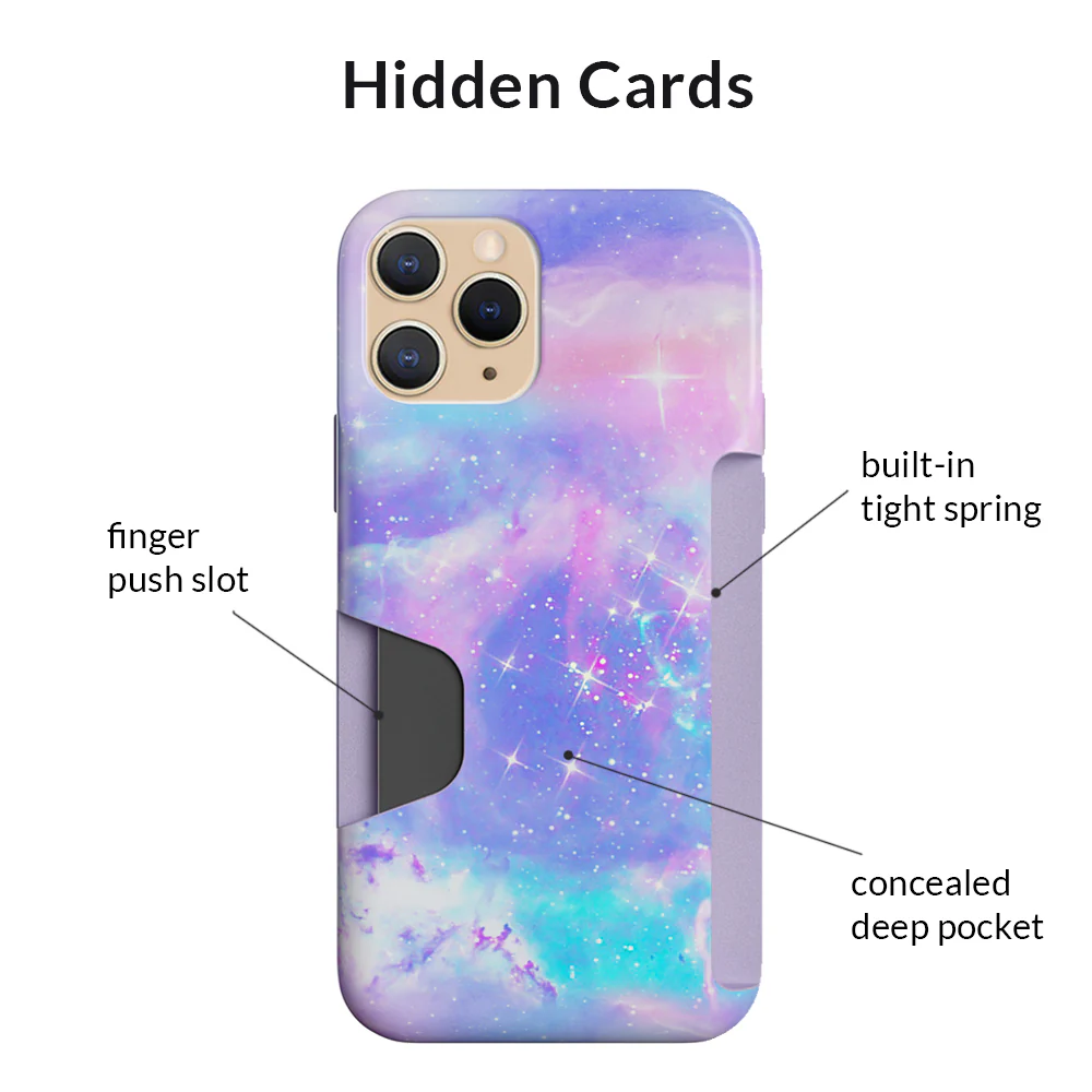 Pastel Galaxy iPhone Wallet Case - Image 84