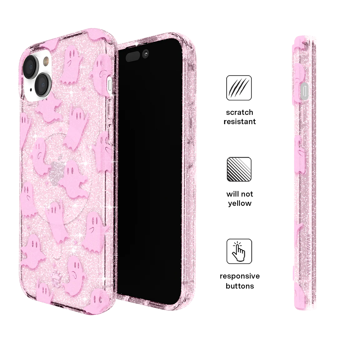 Ghosted Pink Glitter iPhone Case - Image 20