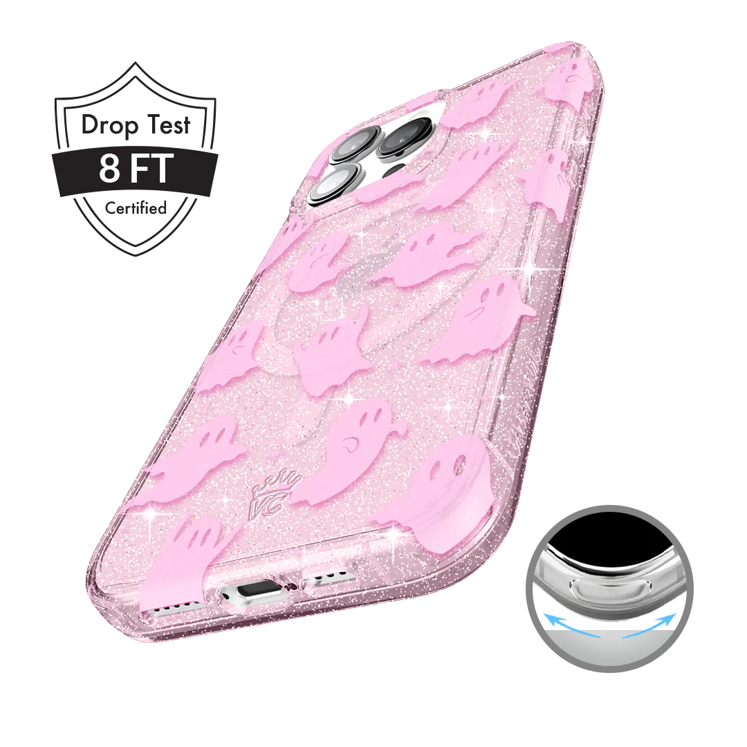 Ghosted Pink Glitter iPhone Case - Image 44