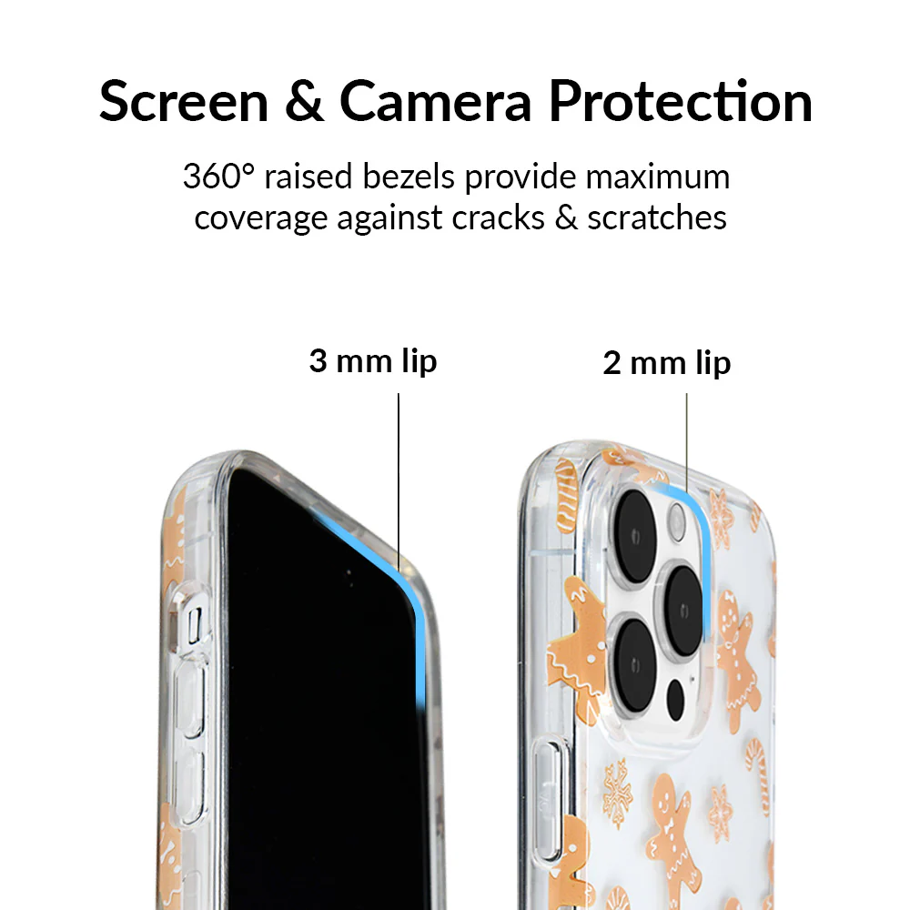 Holiday Gingerbread Clear iPhone Case - Image 21
