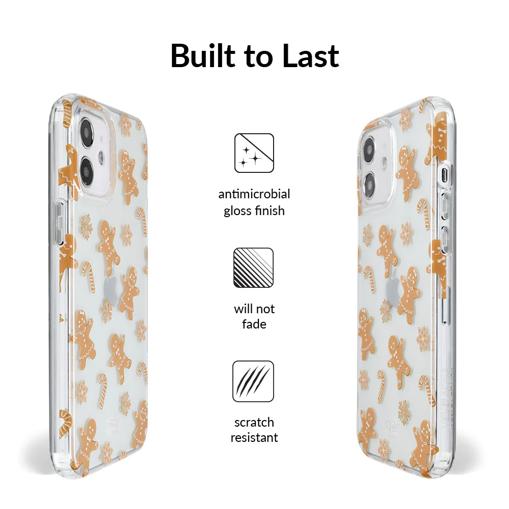 Holiday Gingerbread Clear iPhone Case - Image 59