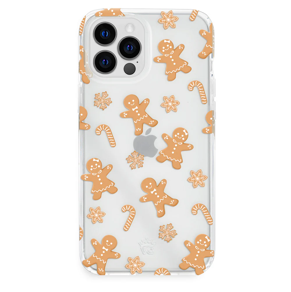 Holiday Gingerbread Clear iPhone Case - Image 61