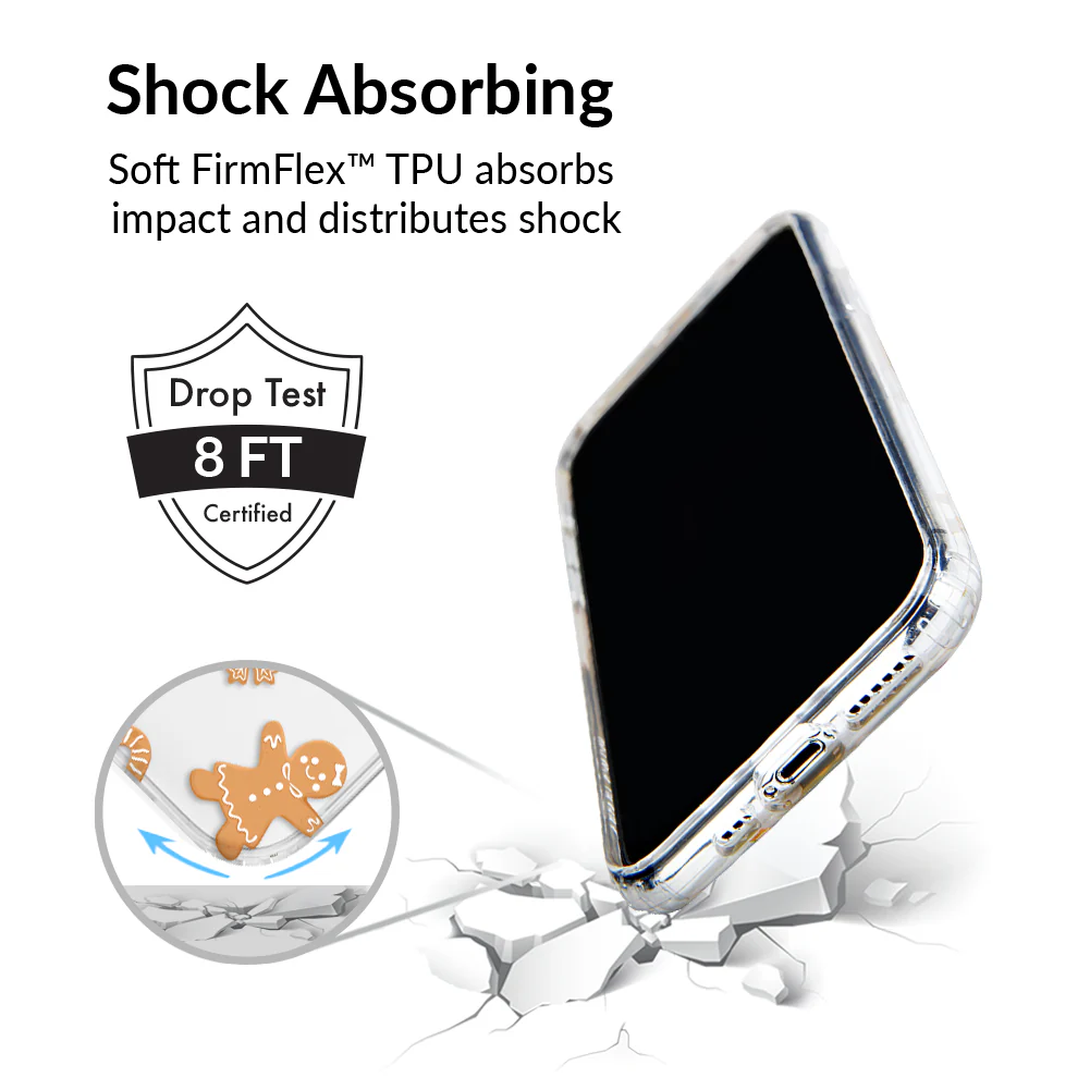 Holiday Gingerbread Clear iPhone Case - Image 76