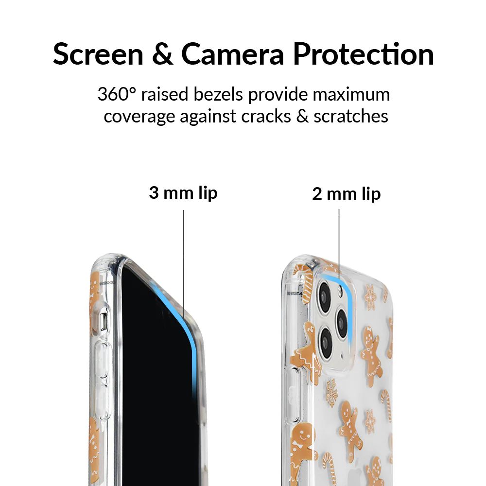 Holiday Gingerbread Clear iPhone Case - Image 81