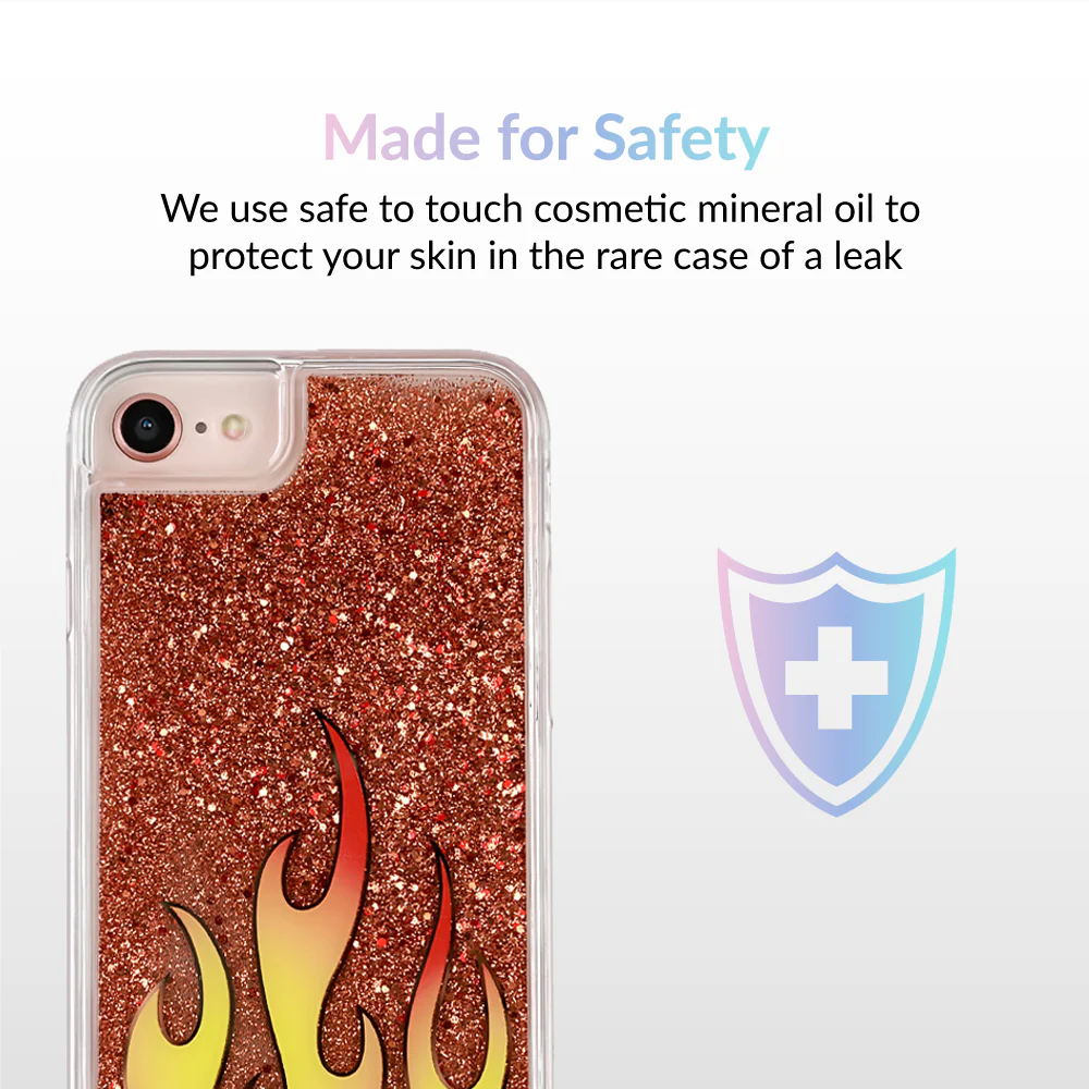 Glitter Flames iPhone Case by Nessa - Image 13