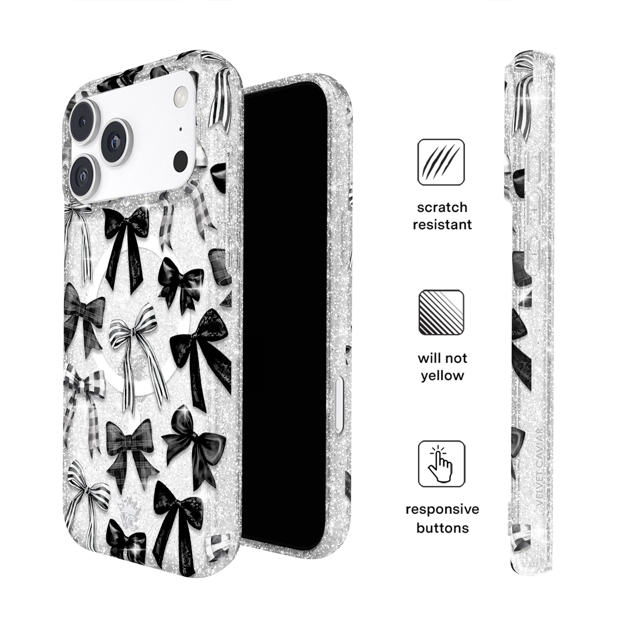 Gothic Bows iPhone Case - Image 90
