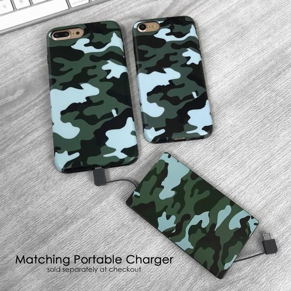 Green Camo iPhone Case - Image 37