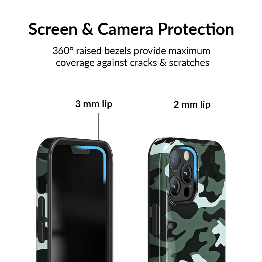 Green Camo iPhone Case - Image 76