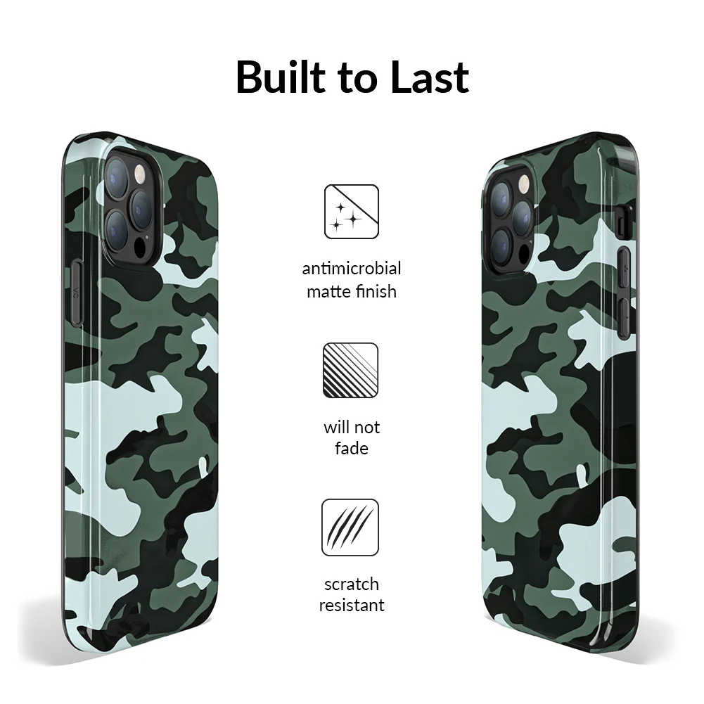 Green Camo iPhone Case - Image 83
