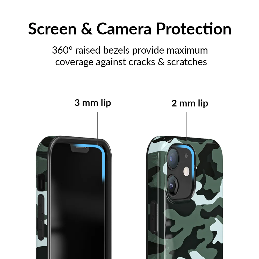 Green Camo iPhone Case - Image 86