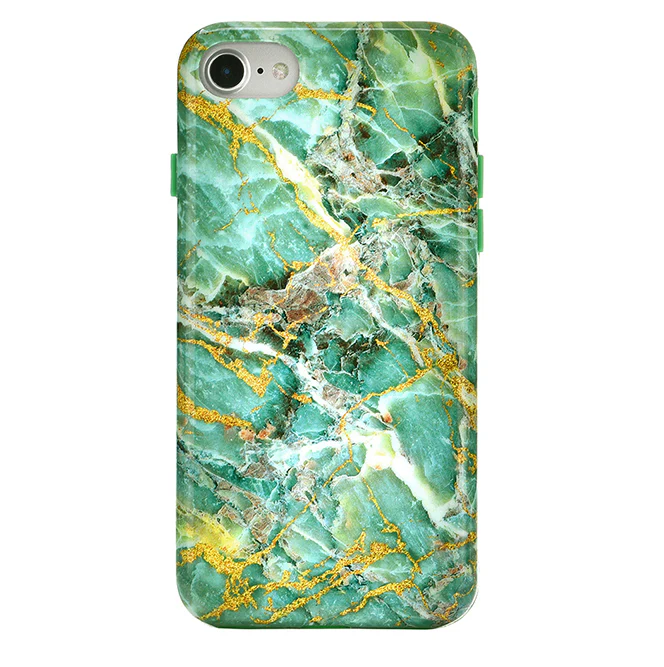 Green Emerald Marble iPhone Case