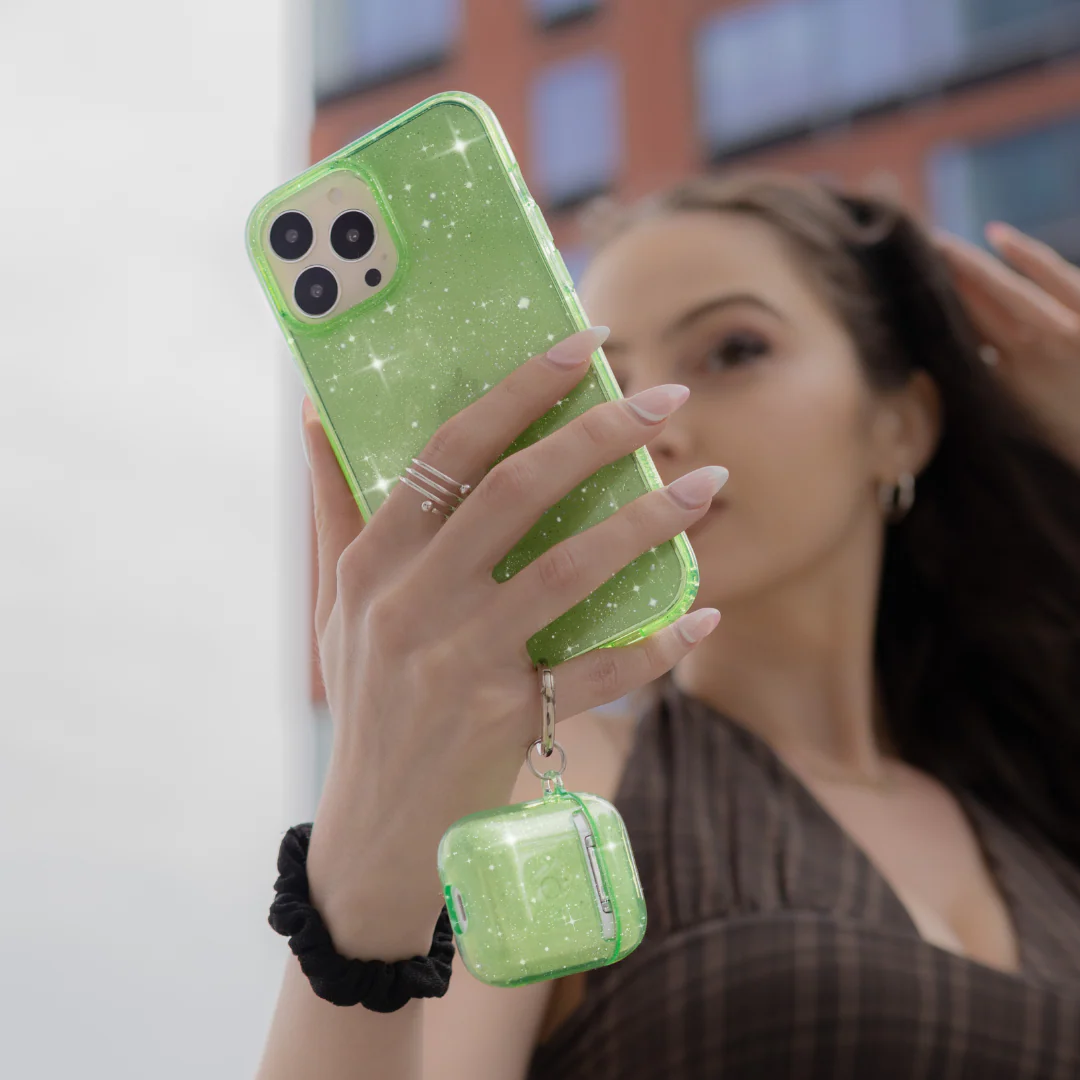 Lime Stardust AirPod Case - Image 17