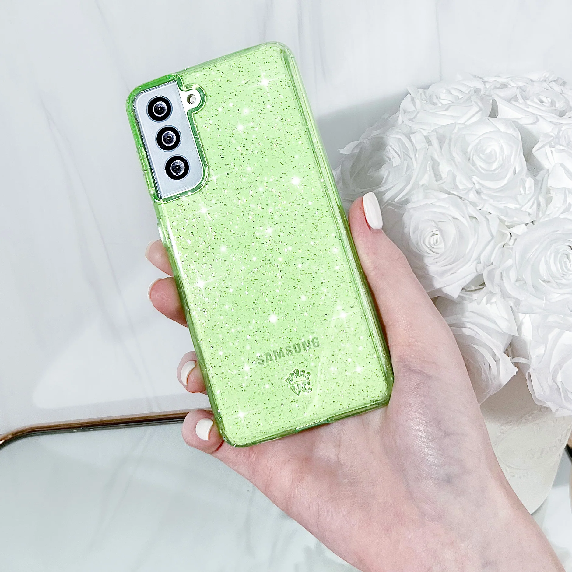 Lime Stardust Samsung Case - Image 7