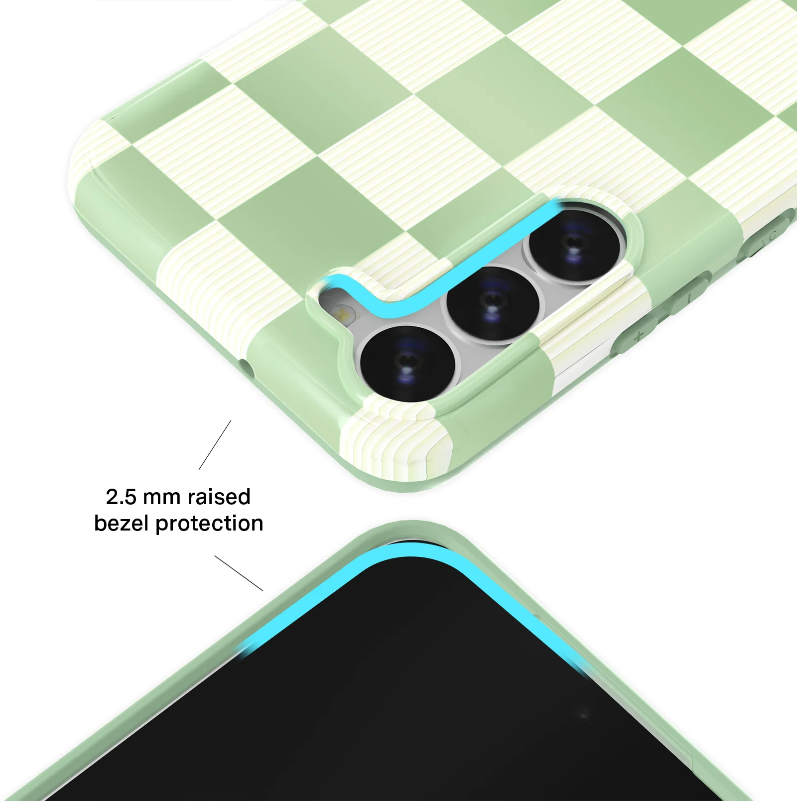 Pistachio Vibe Checkered Samsung Case - Image 17
