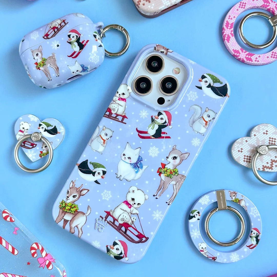 Winter Wonderland Baby Animals AirPod Case - Image 7