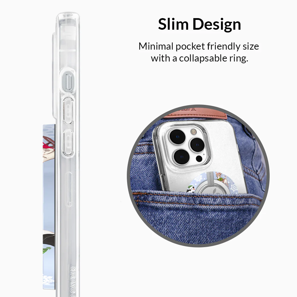 Winter Wonderland Baby Animals MagSafe Grip Ring - Image 5