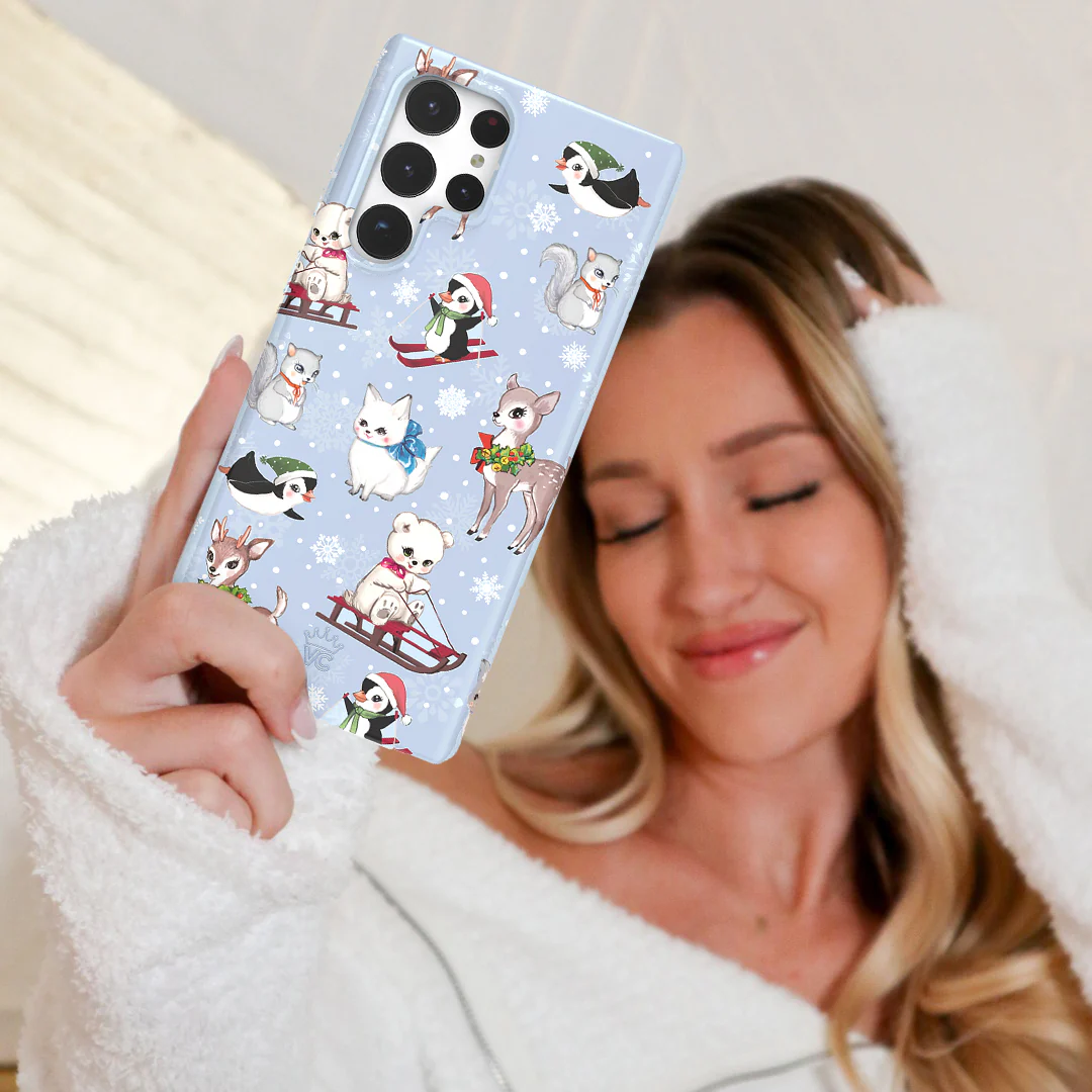 Winter Wonderland Baby Animals Samsung Case - Image 20