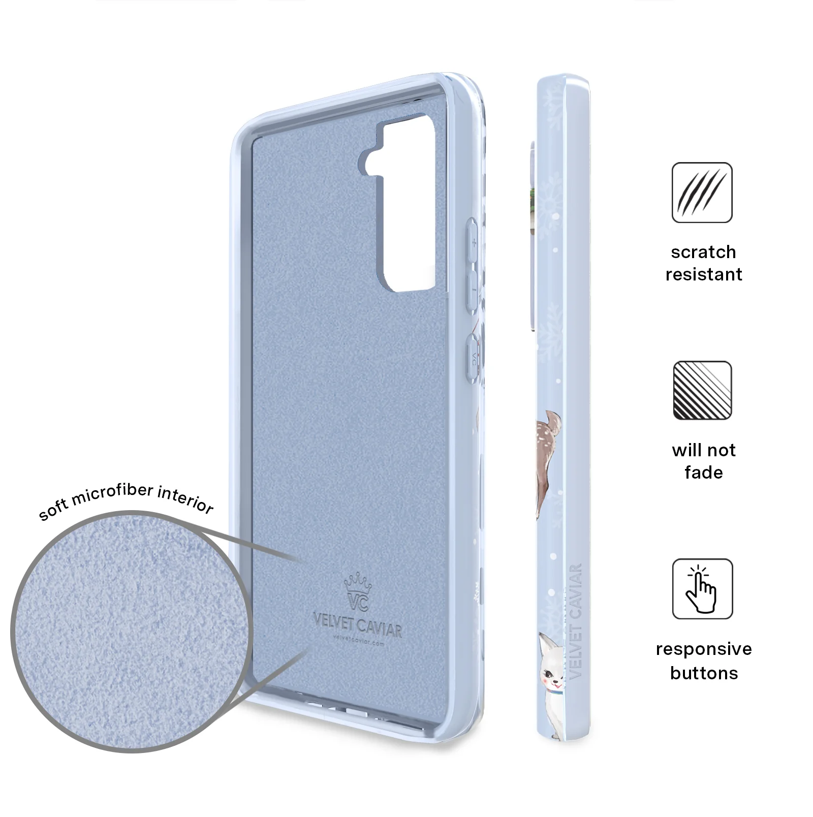 Winter Wonderland Baby Animals Samsung Case - Image 30