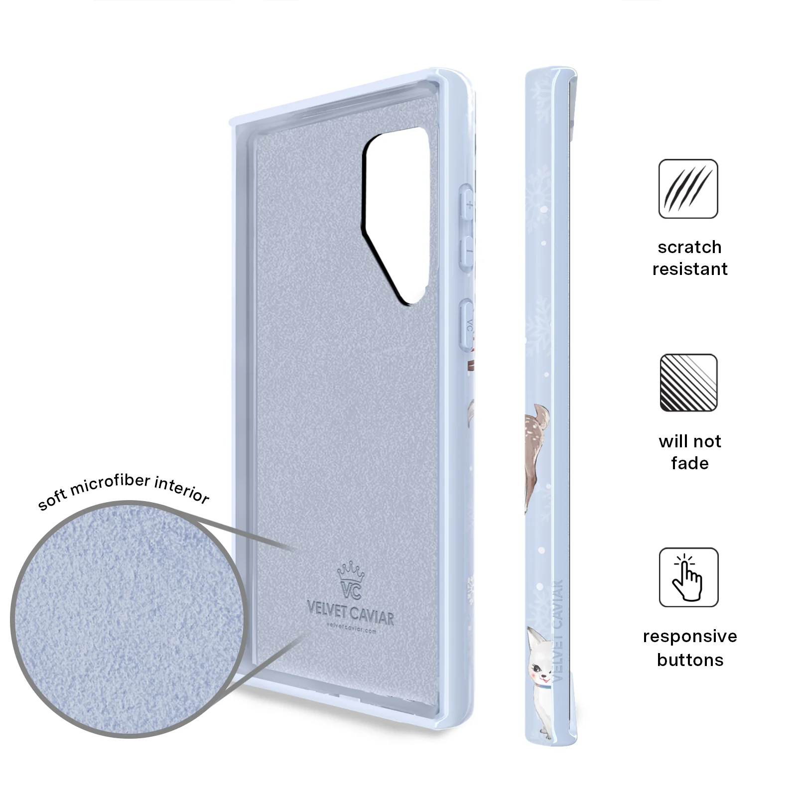 Winter Wonderland Baby Animals Samsung Case - Image 37
