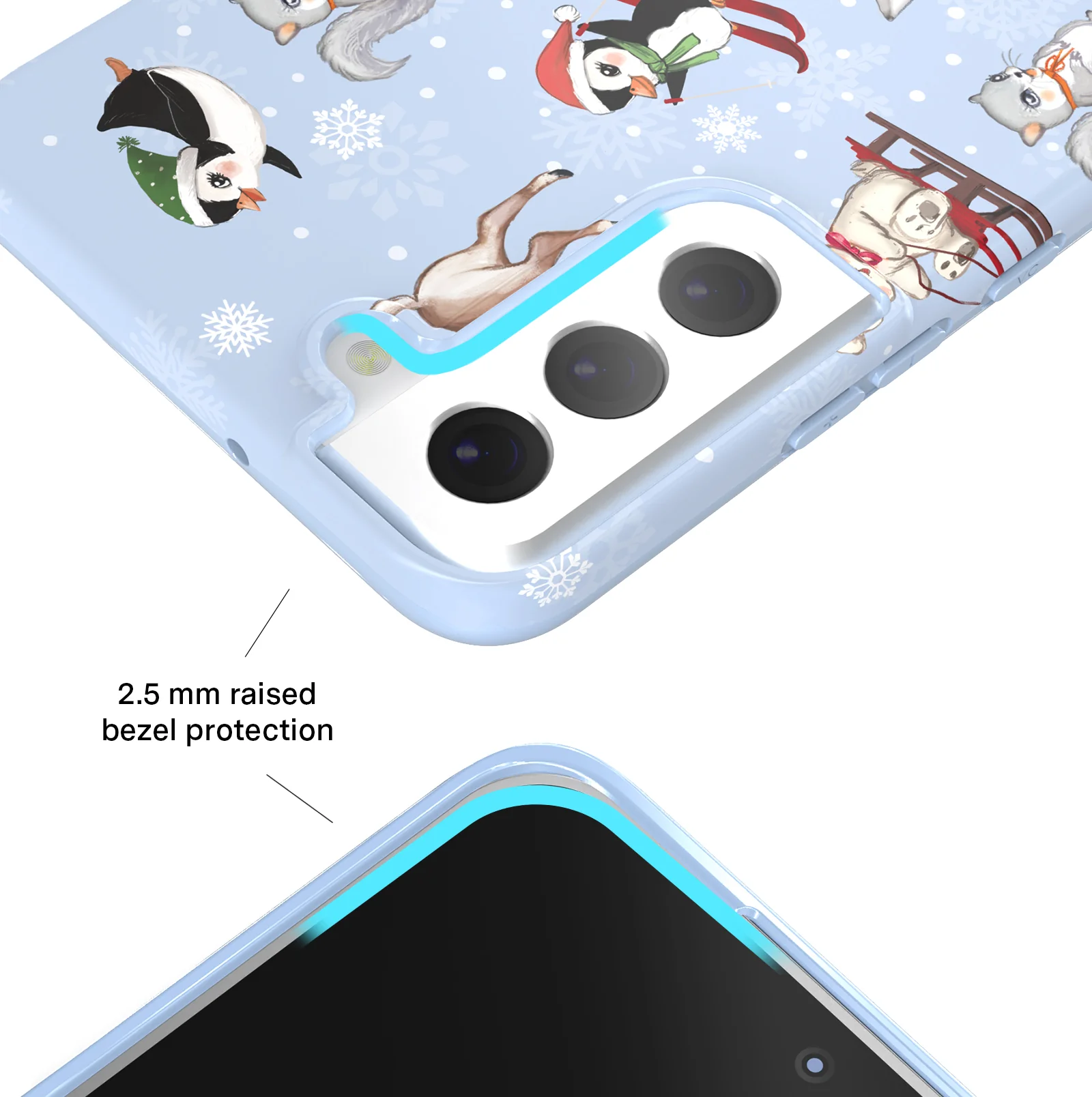 Winter Wonderland Baby Animals Samsung Case - Image 47