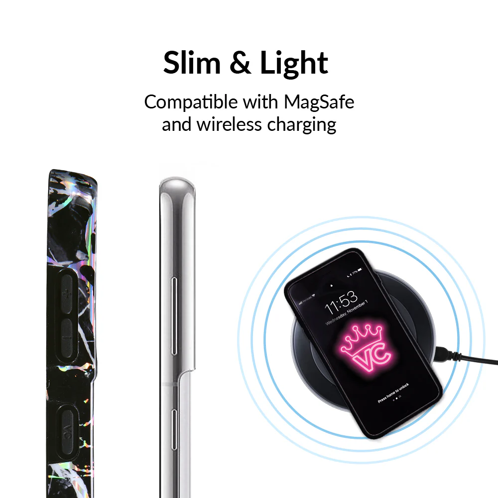 Holo Black Marble Samsung Galaxy Case - Image 91