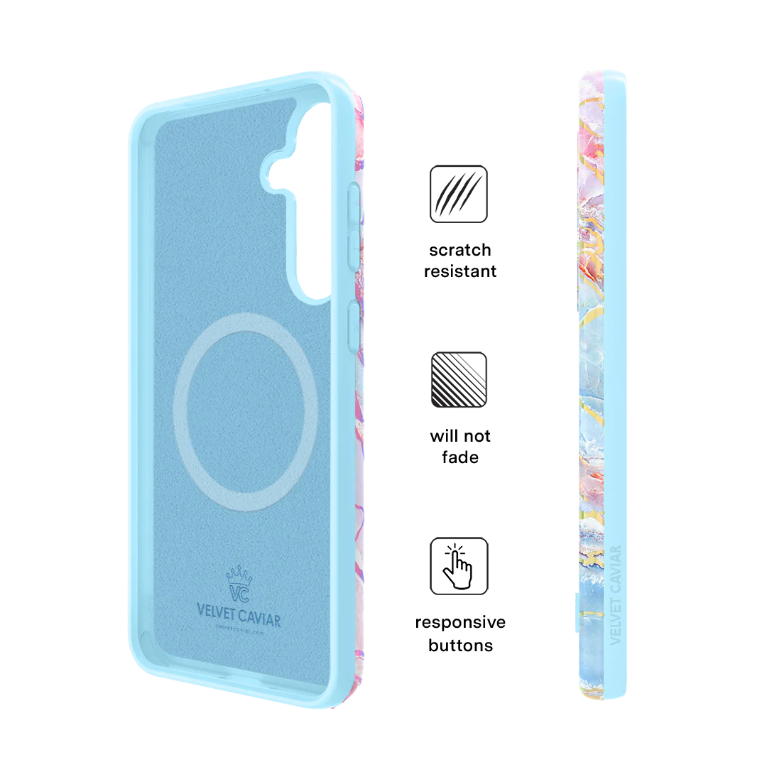 Holo Moonstone Marble Samsung Galaxy Case - Image 134