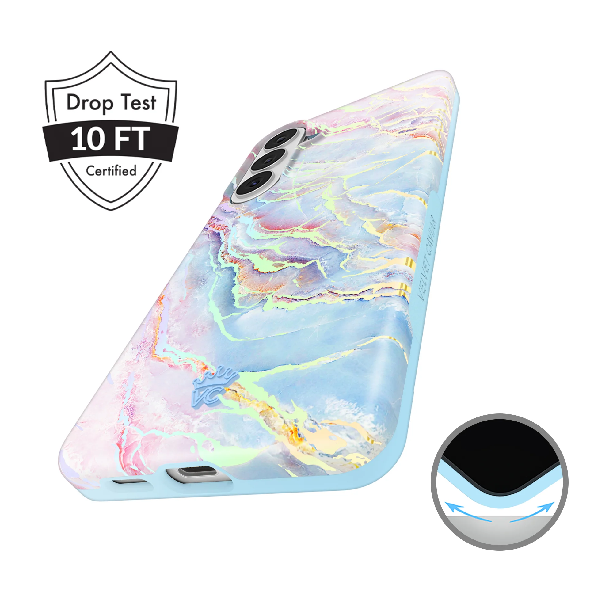 Holo Moonstone Marble Samsung Galaxy Case - Image 142