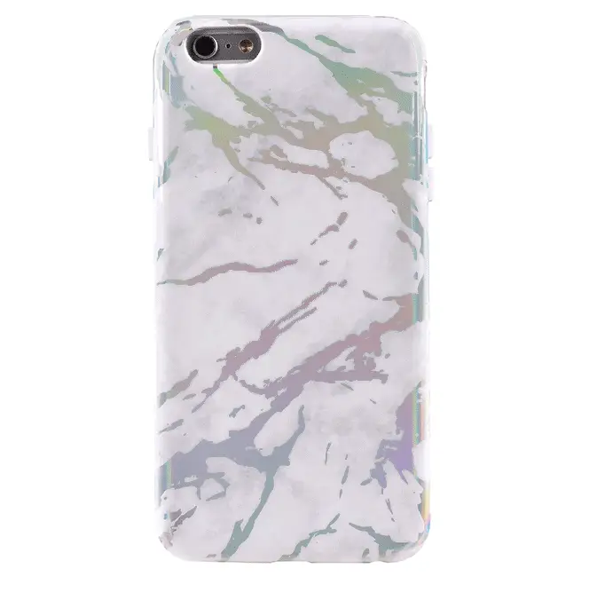 Holo White Marble iPhone Case - Image 31