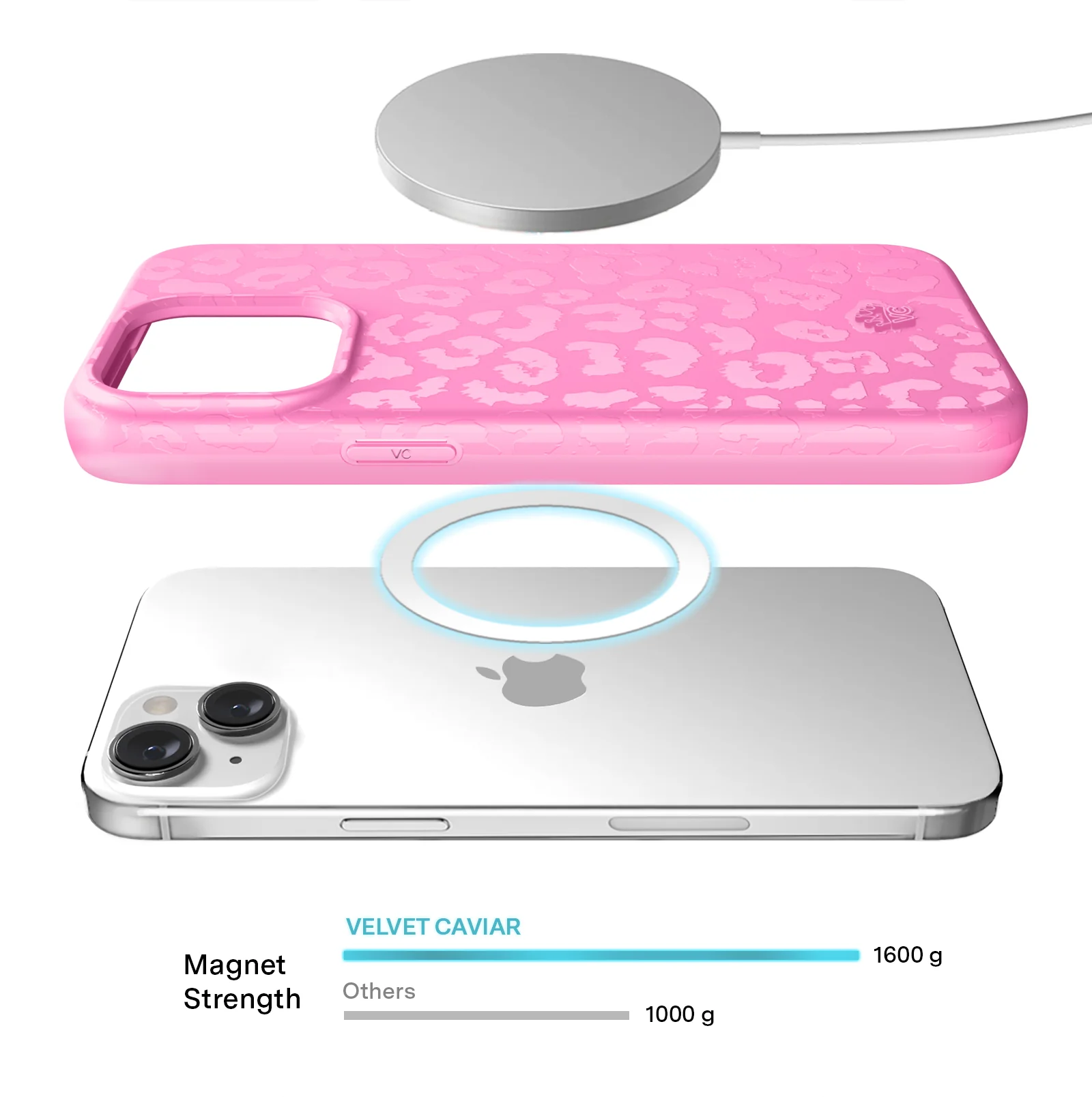 Hot Pink Leopard iPhone Case - Image 131