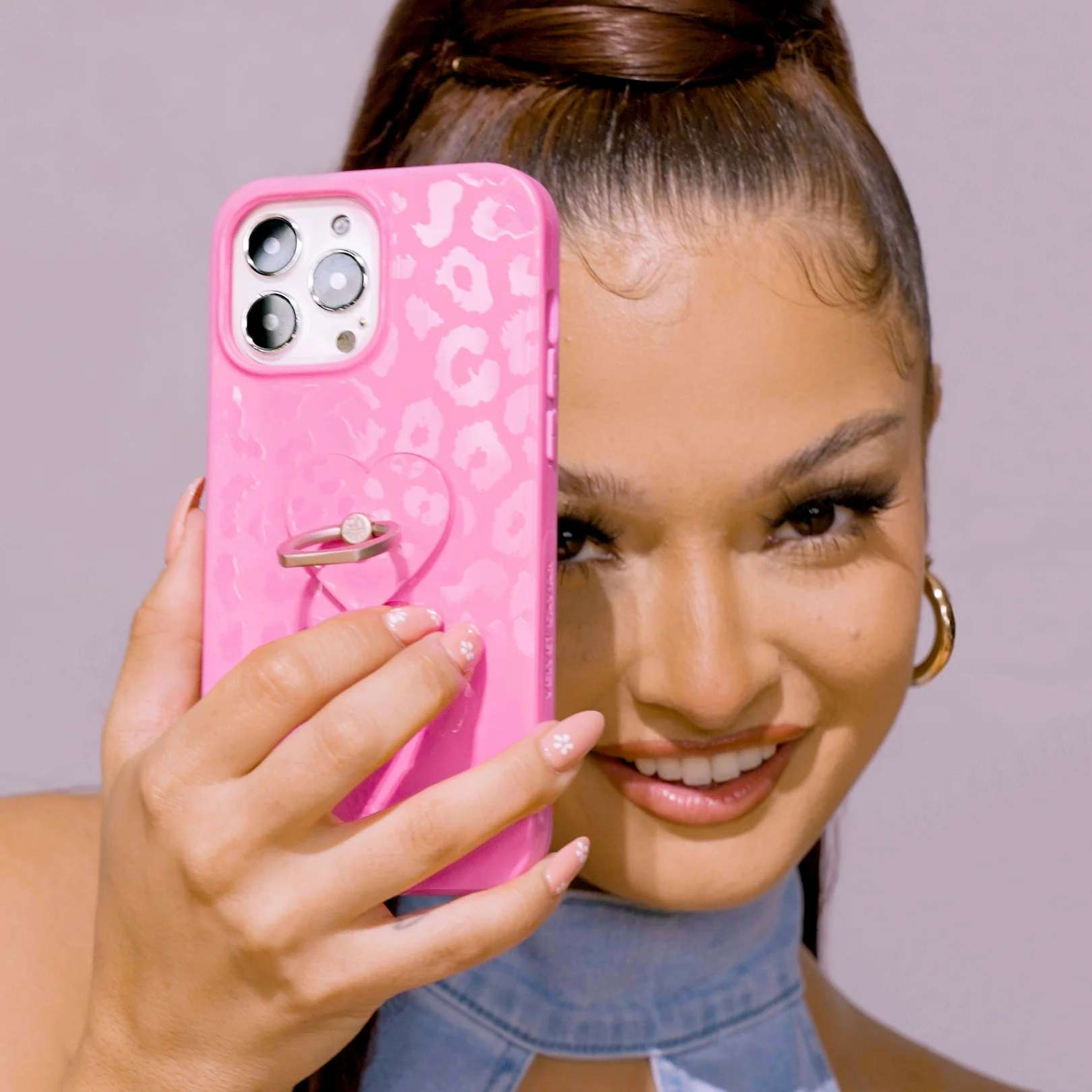 Hot Pink Leopard iPhone Case - Image 44