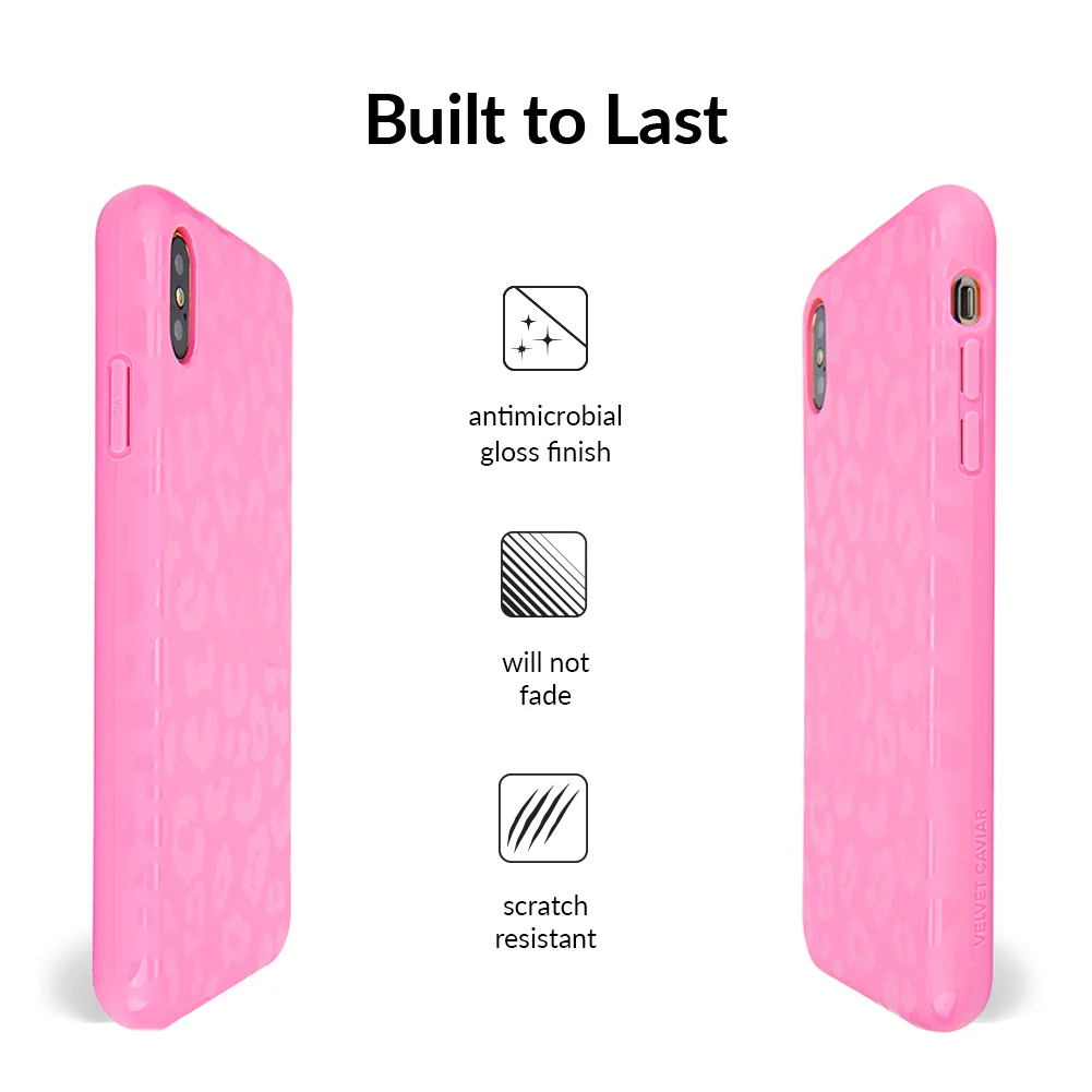 Hot Pink Leopard iPhone Case - Image 77