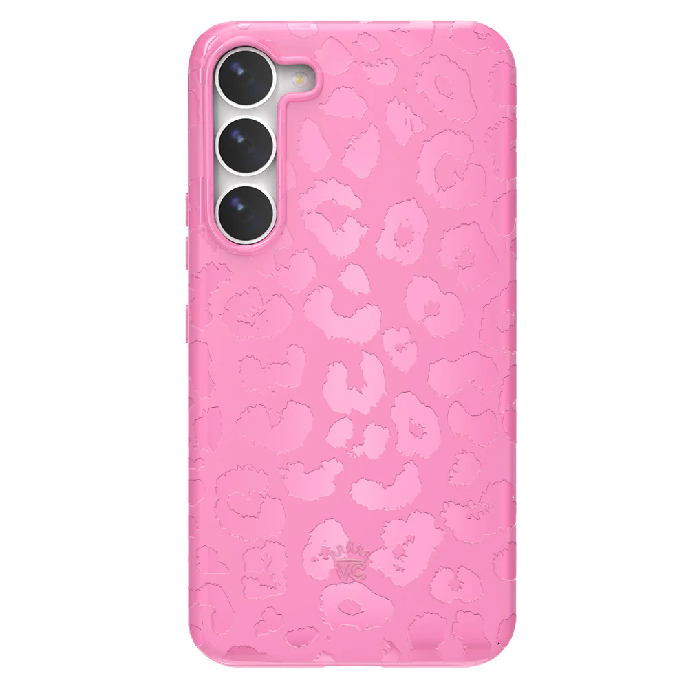 Hot Pink Leopard Samsung Case - Image 80