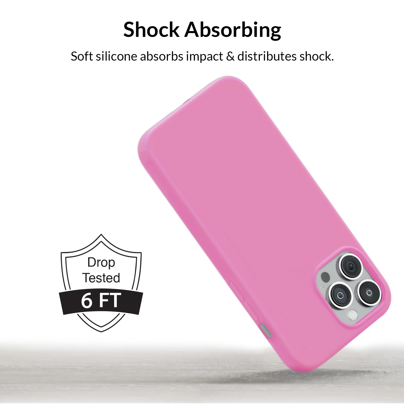 Silicone Hot Pink iPhone Case - Image 27