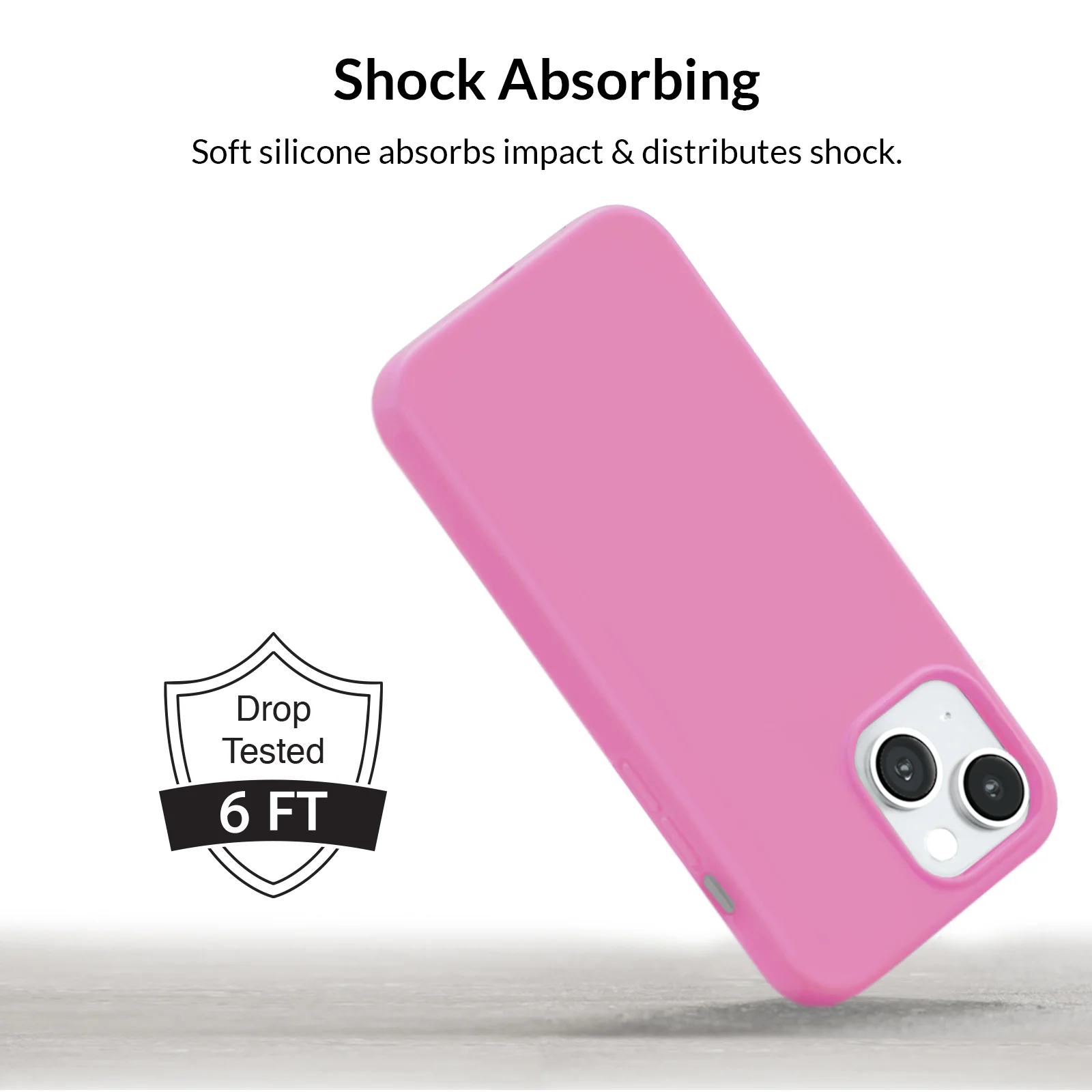 Silicone Hot Pink iPhone Case - Image 34