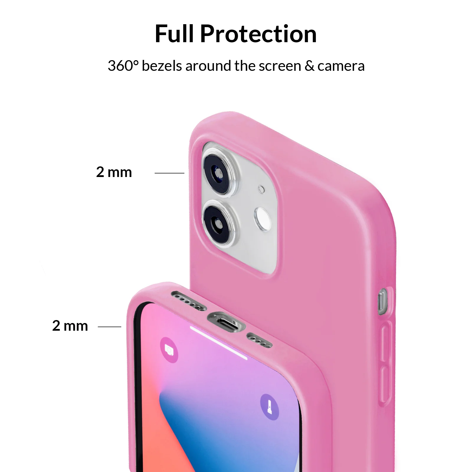 Silicone Hot Pink iPhone Case - Image 53