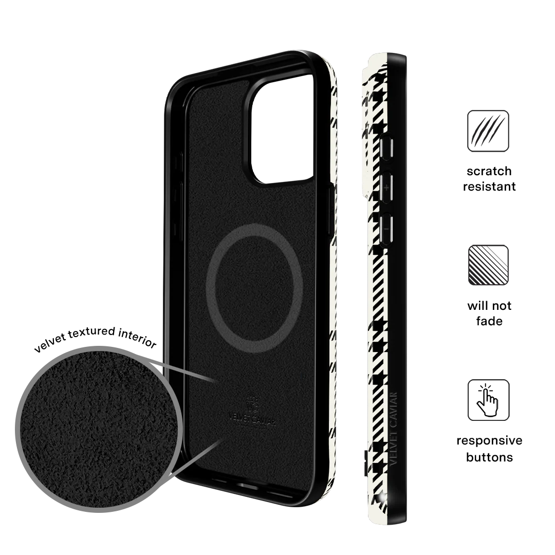 Houndstooth Sweater iPhone Case - Image 36