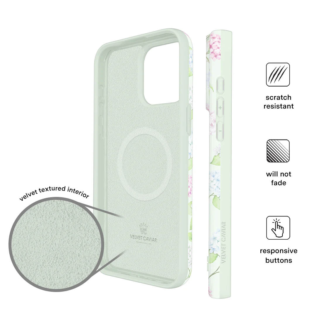 Hydrangea Floral iPhone Case - Image 30