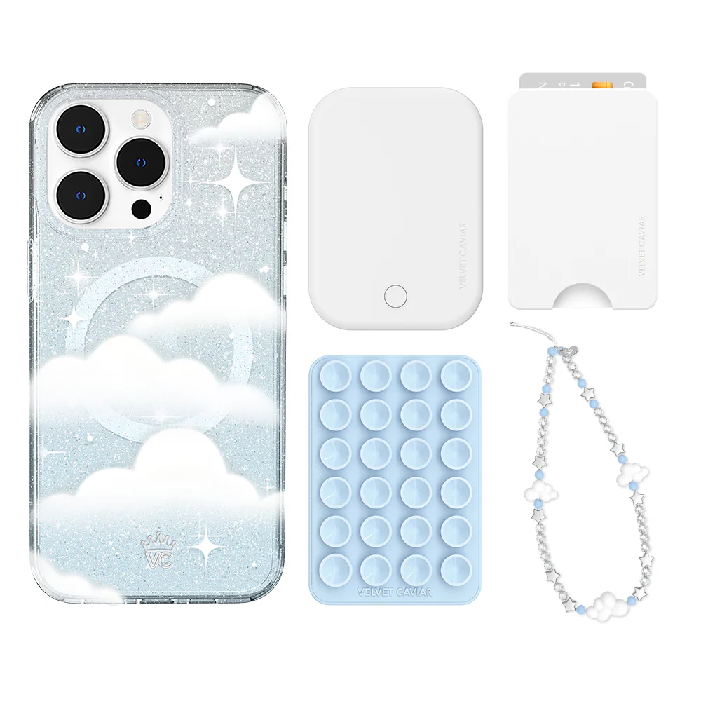 In The Clouds Stardust iPhone Bundle Set - Wallet - Image 10