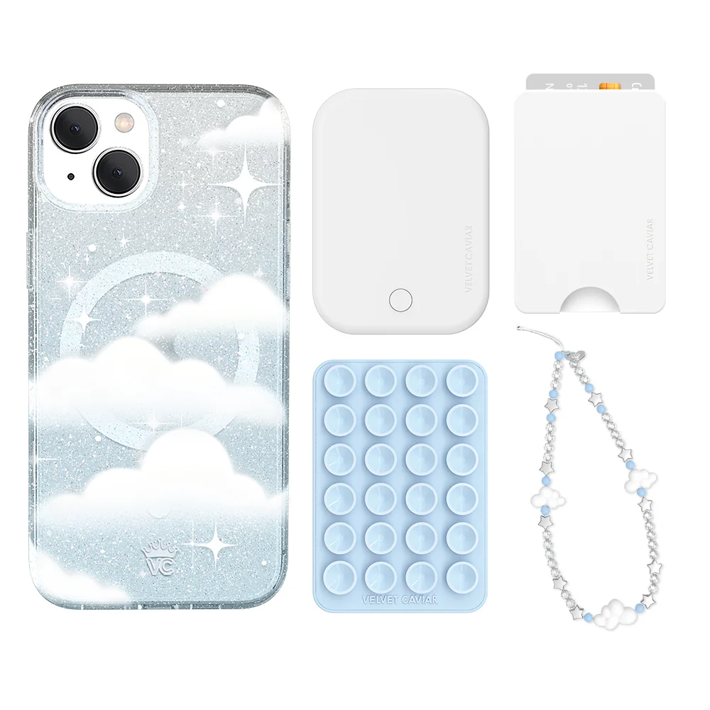 In The Clouds Stardust iPhone Bundle Set - Wallet - Image 13