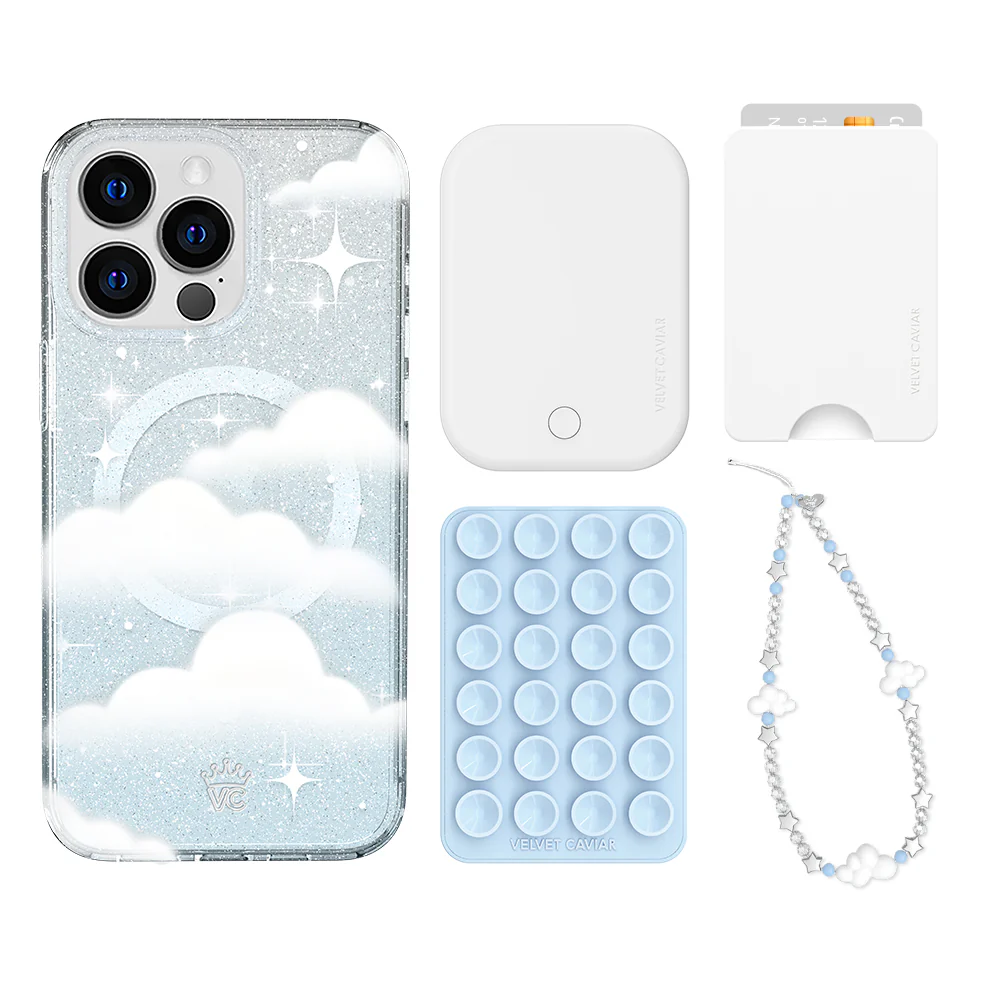 In The Clouds Stardust iPhone Bundle Set - Wallet - Image 7