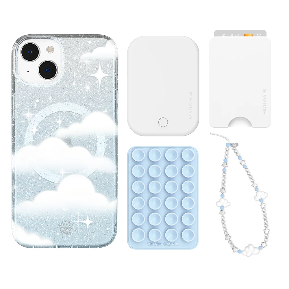 In The Clouds Stardust iPhone Bundle Set - Wallet - Image 9