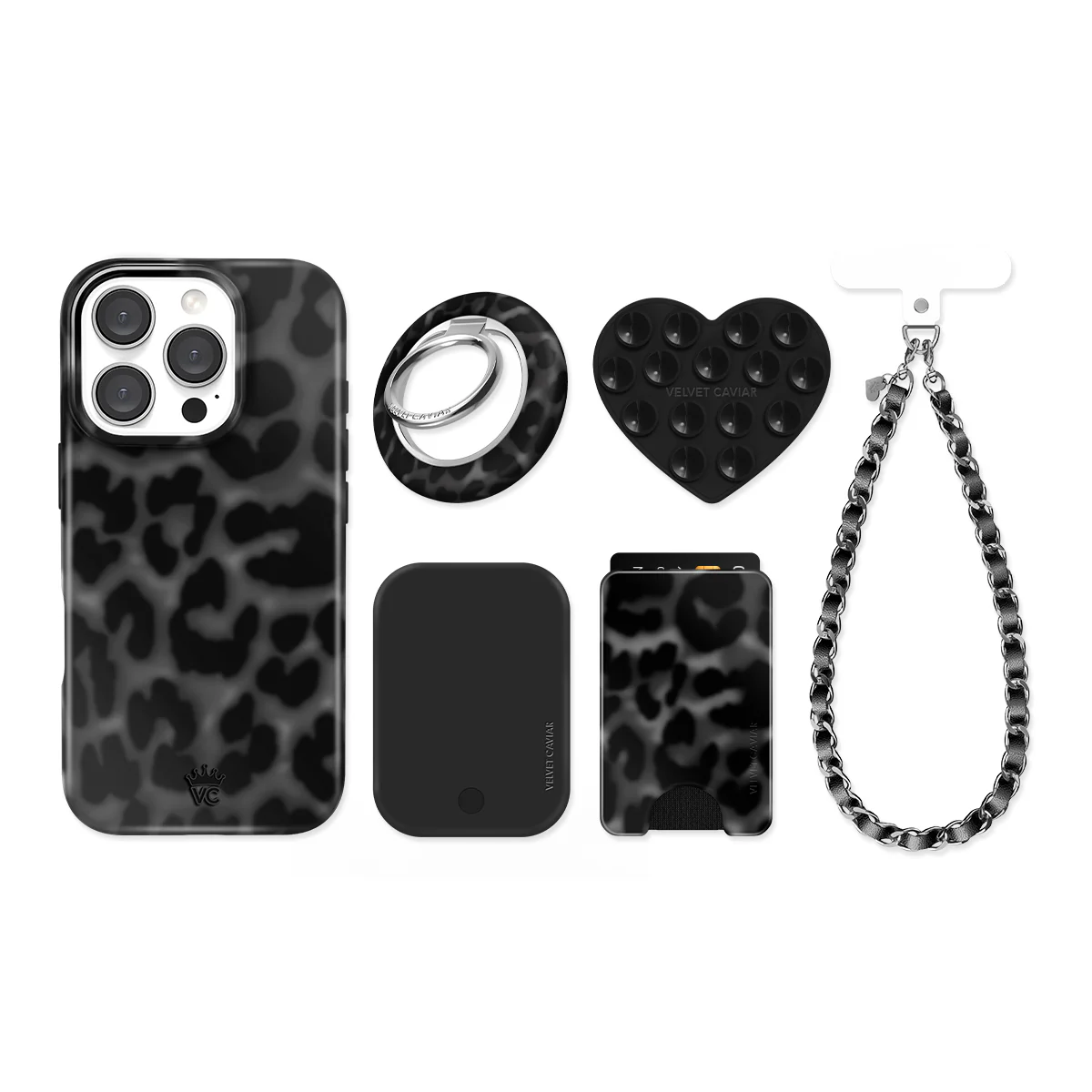 It Girl Black Leopard iPhone Bundle Set - Image 11