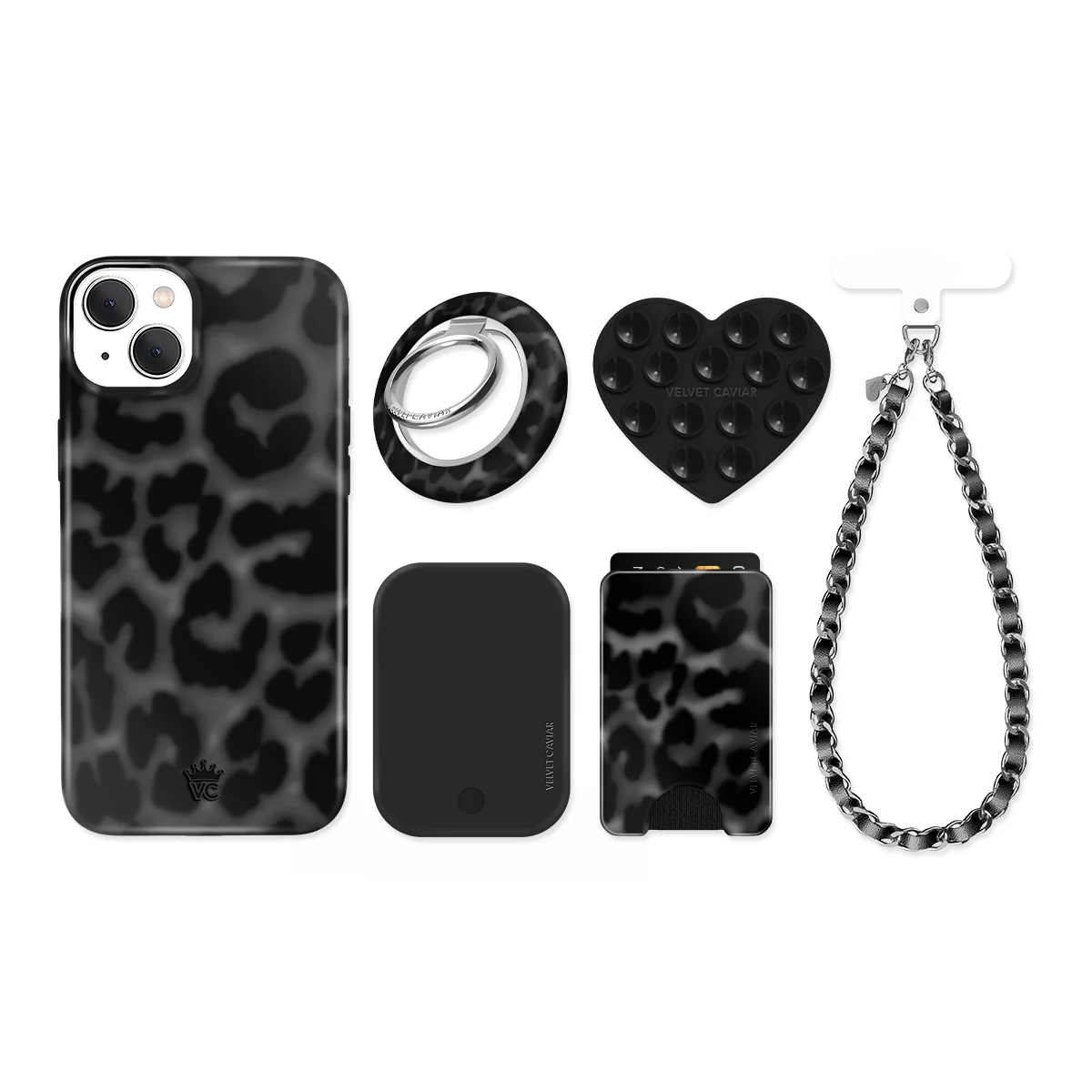 It Girl Black Leopard iPhone Bundle Set - Image 5