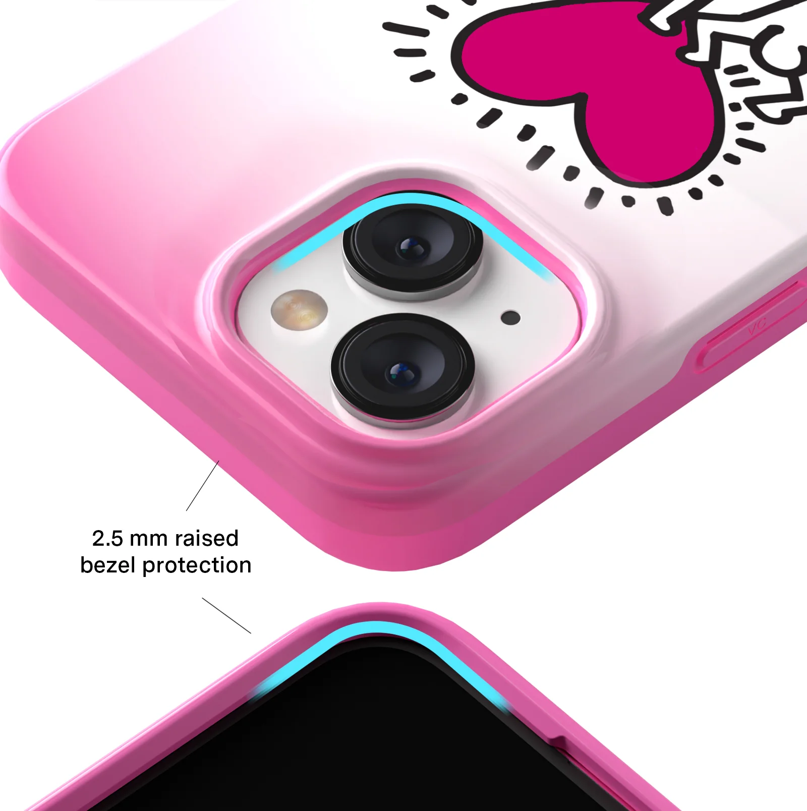 Keith Haring Pink Heart iPhone Case - Image 15