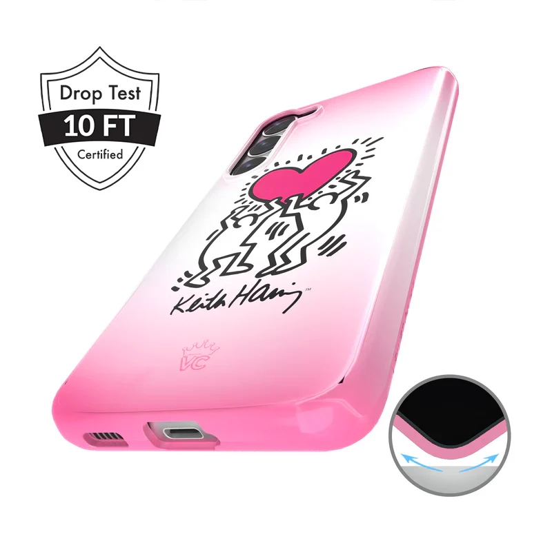 Keith Haring Pink Heart Samsung Case - Image 11