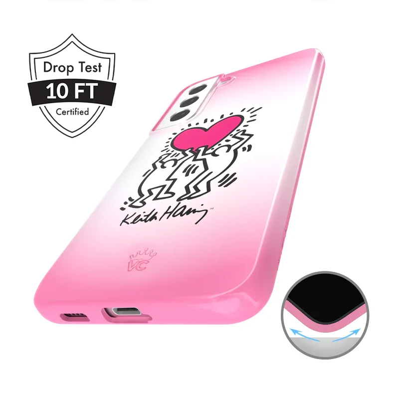 Keith Haring Pink Heart Samsung Case - Image 36